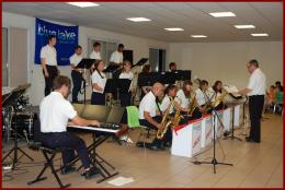 Mis en place des instrumentistes du Blue Lake